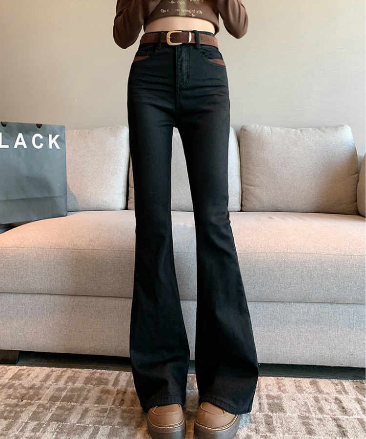 Autumn elasticity jeans lengthen pants for women