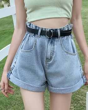 High waist all-match shorts Korean style trousers