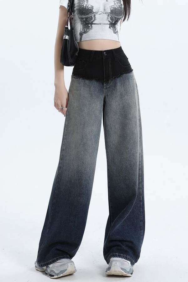 Spicegirl jeans gradient long pants for women