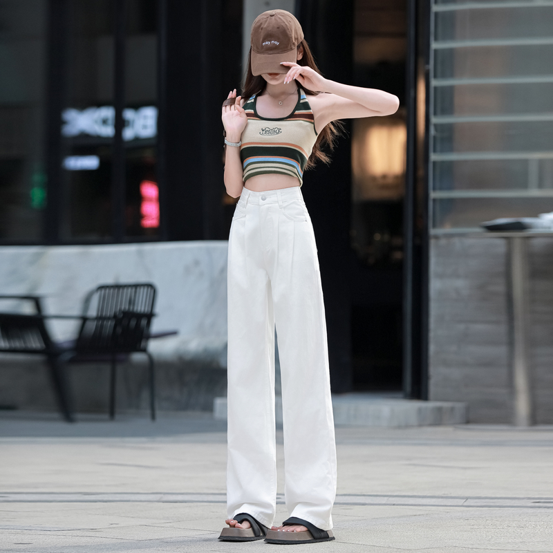 Summer straight pants loose lengthen long pants