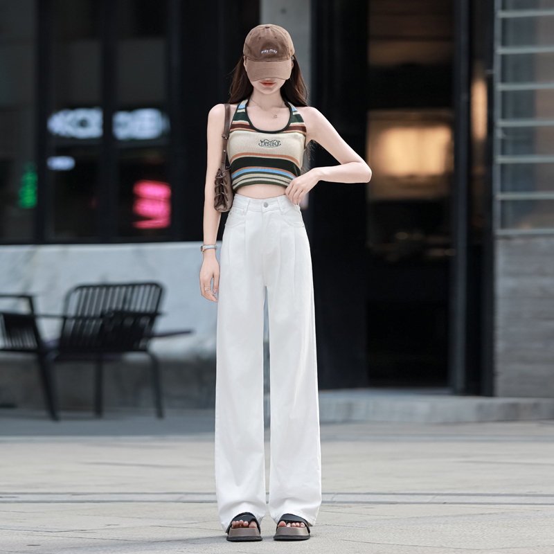 Summer straight pants loose lengthen long pants