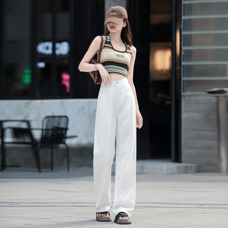 Summer straight pants loose lengthen long pants