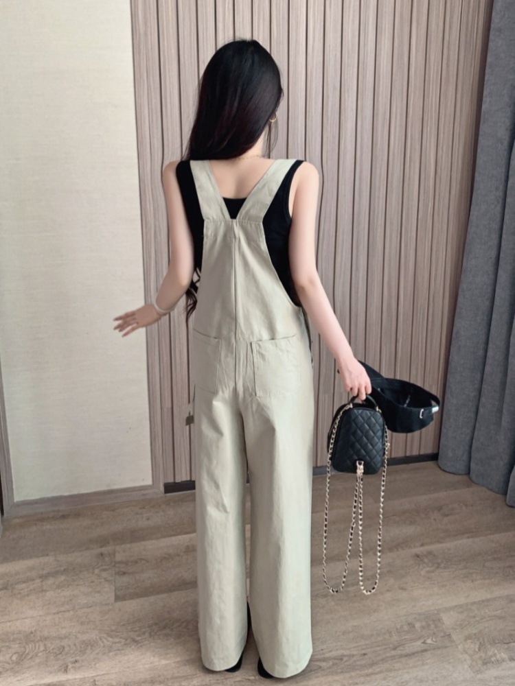 Slim Casual bib pants loose summer jumpsuit for women