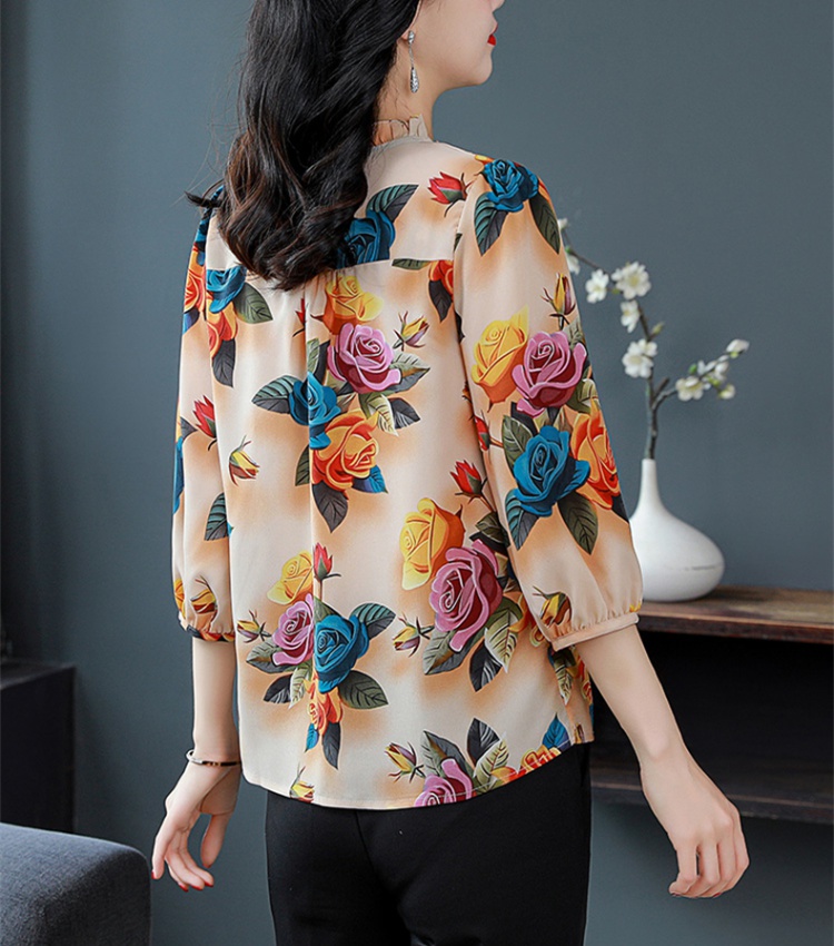 Chiffon small shirt Cover belly shirt for women