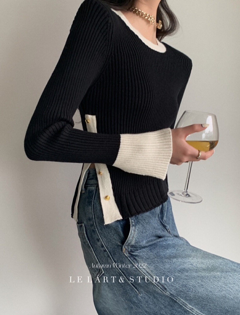 Western style Korean style sweater for women