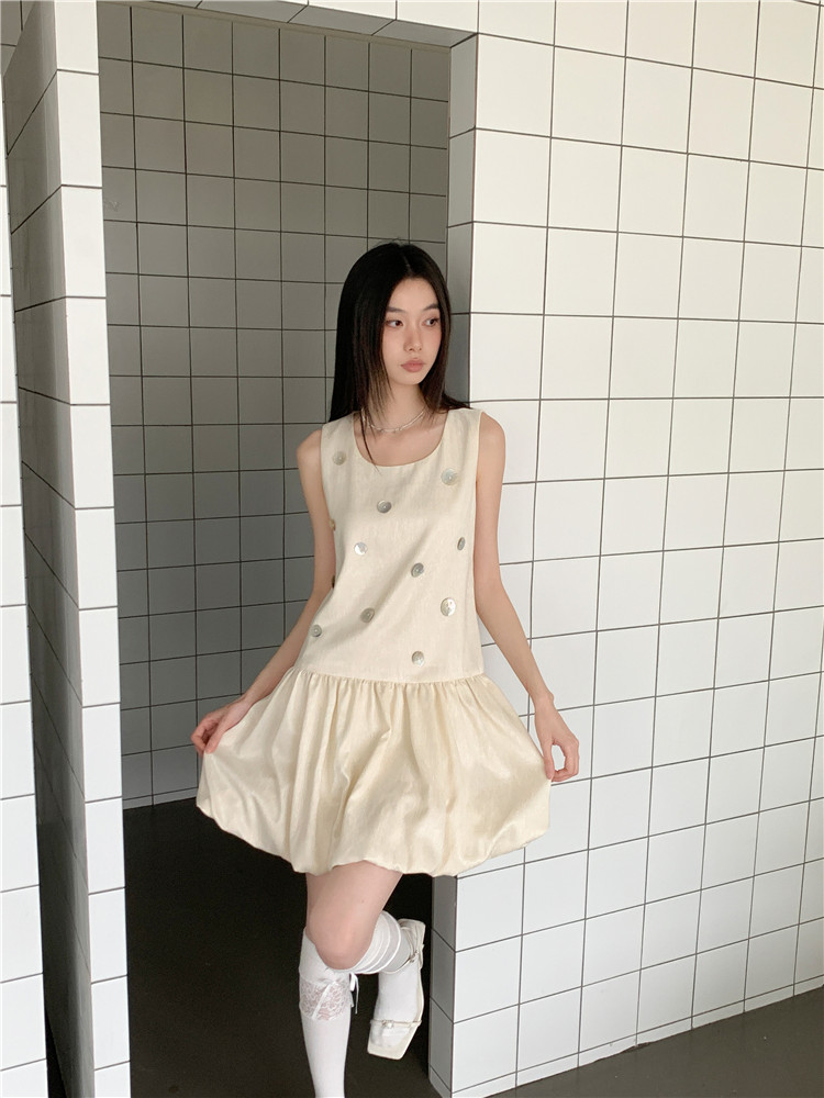 Liangsi white Sexy underwear loose shell dress