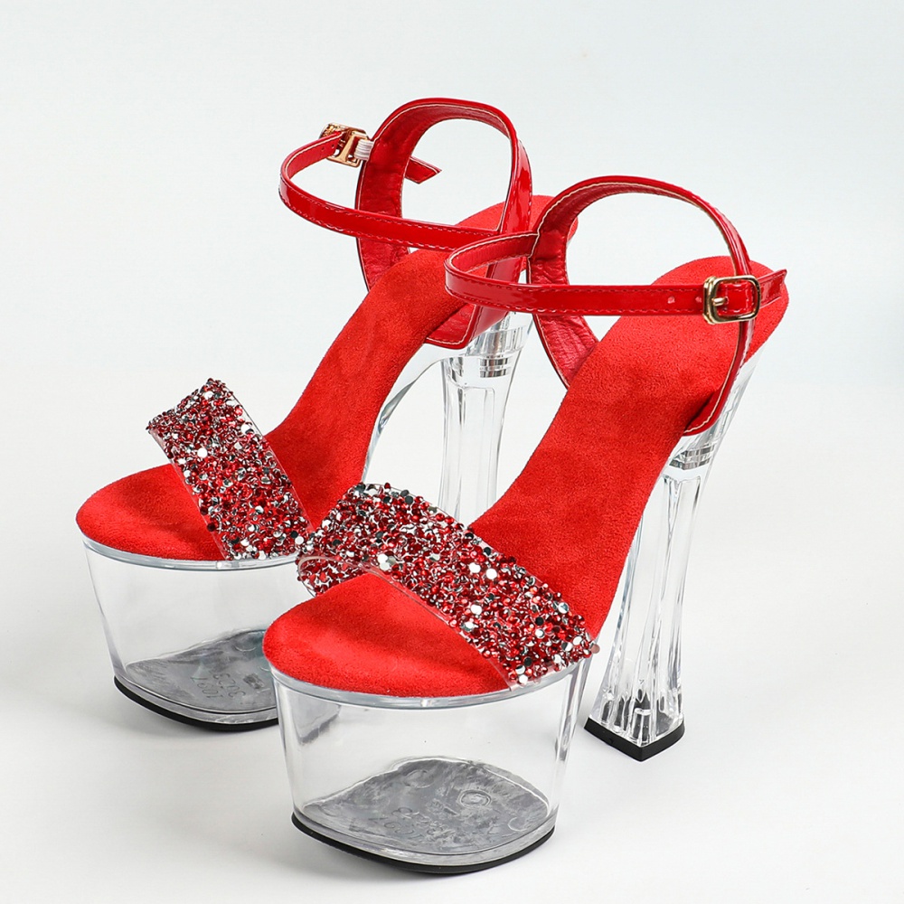 Rhinestone Korean style shoes open toe sandals