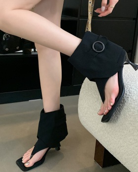 France style summer boots Korean style  for women