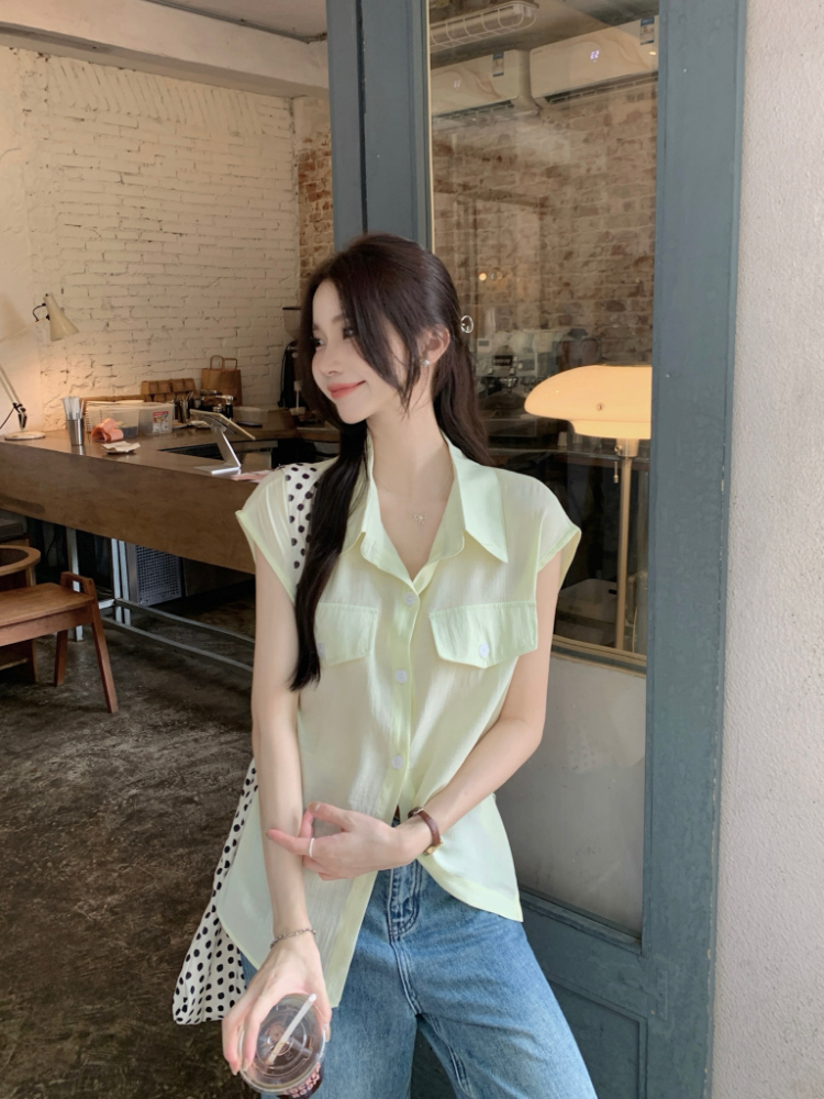 Summer lazy boats sleeve shirt temperament loose tops