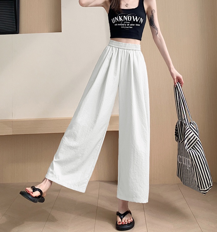 Summer nine tenths wide leg pants slim harem pants