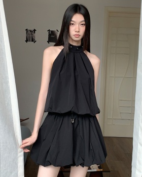 Summer fashion short skirt spicegirl tops 2pcs set for women