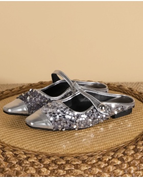 Cozy glitter sequins fashion wears outside autumn shoes