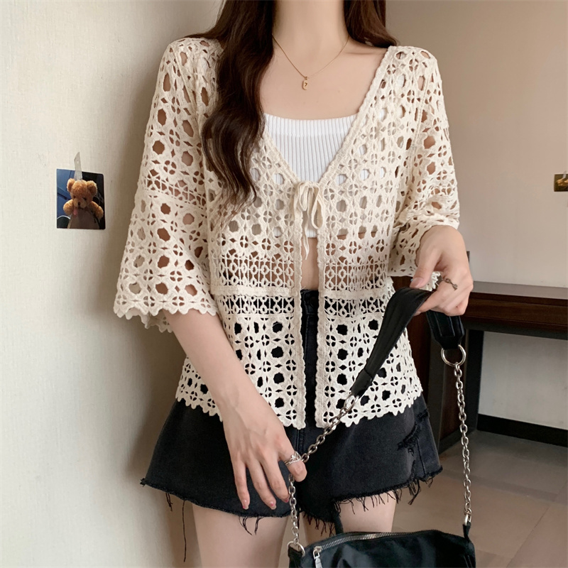 Western style cardigan all-match sun shirt for women