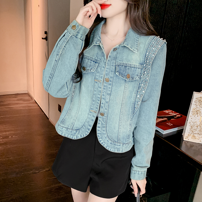 Short small fellow all-match coat for women