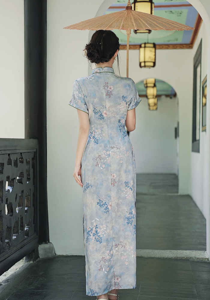 Tassels tender dress Chinese style cheongsam