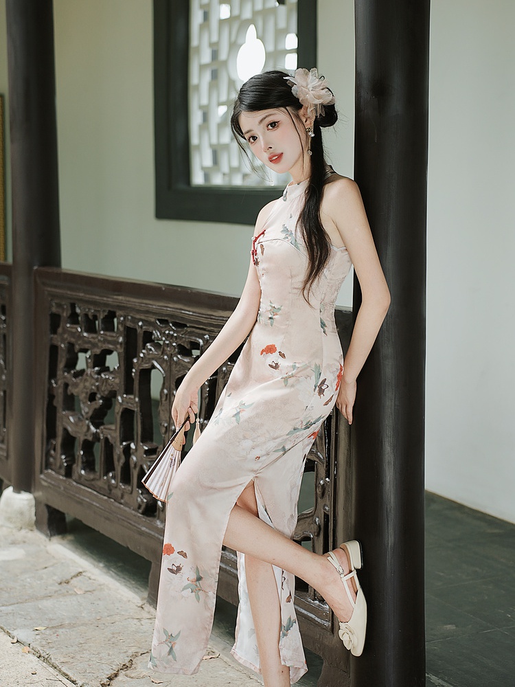 Couples colors cheongsam Chinese style dress