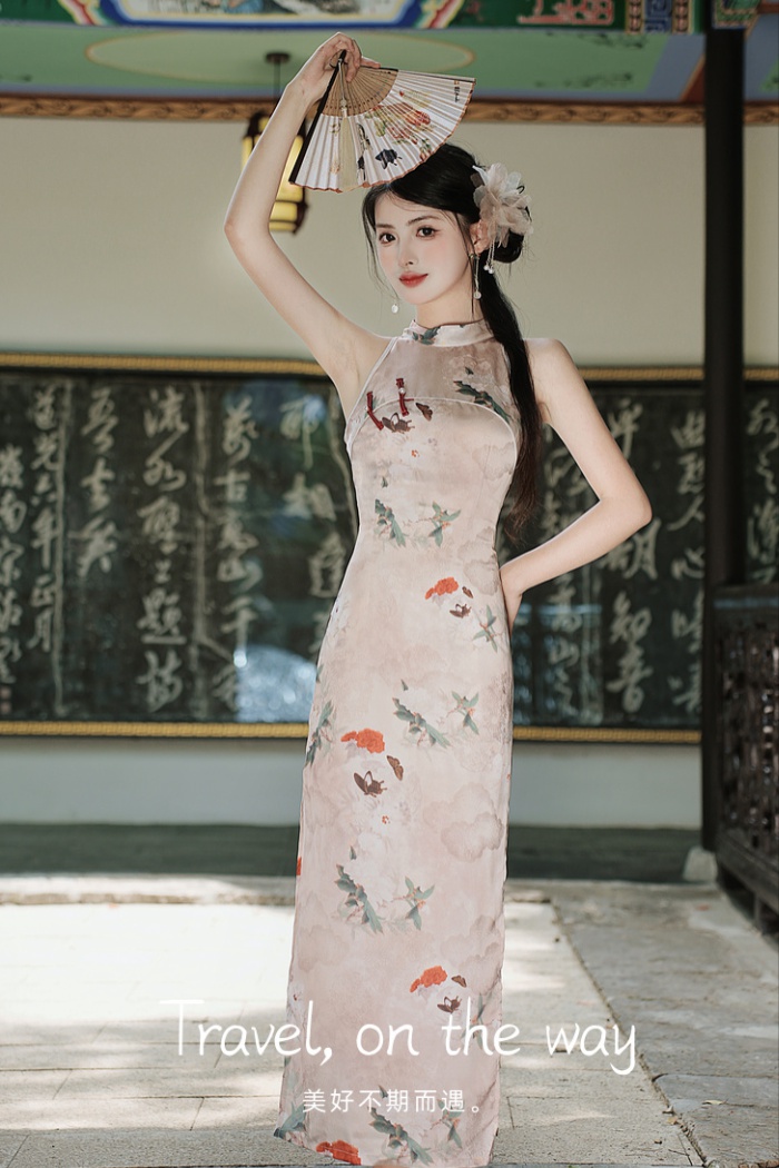 Couples colors cheongsam Chinese style dress