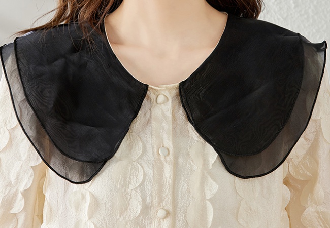 Summer stereoscopic doll collar tops