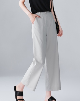 Wide leg summer casual pants loose business suit for women