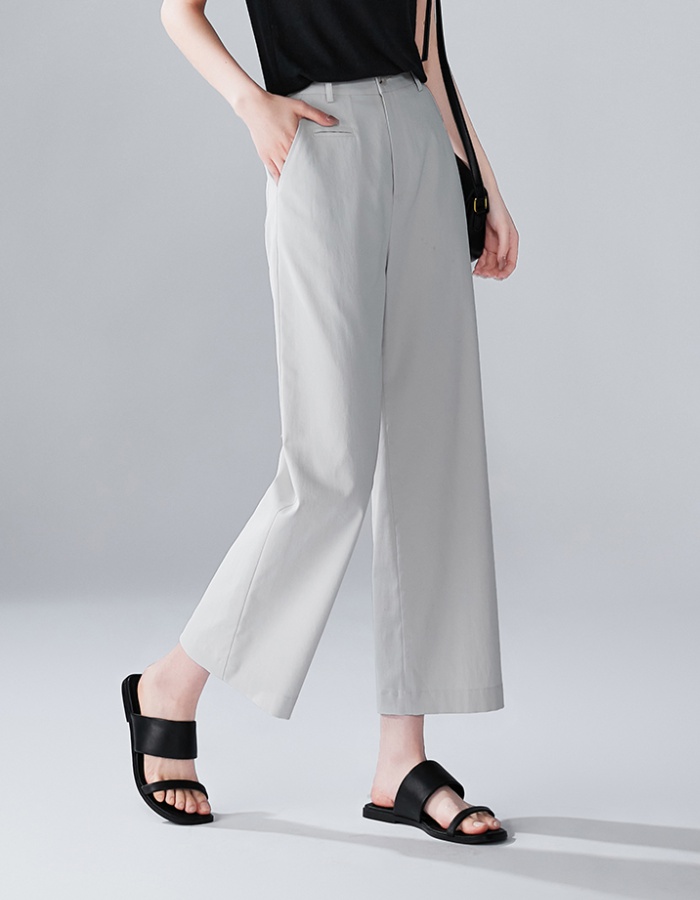 Wide leg summer casual pants loose business suit for women