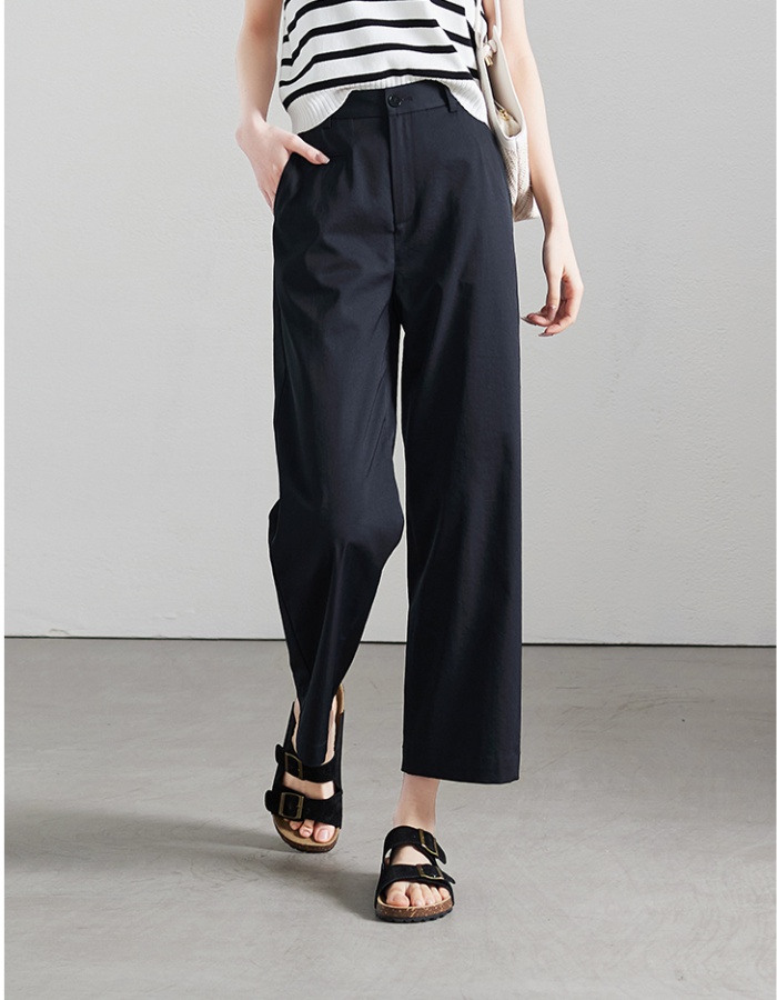 Wide leg summer casual pants loose business suit for women