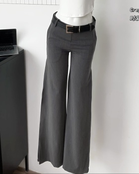Slim micro speaker casual pants summer suit pants for women