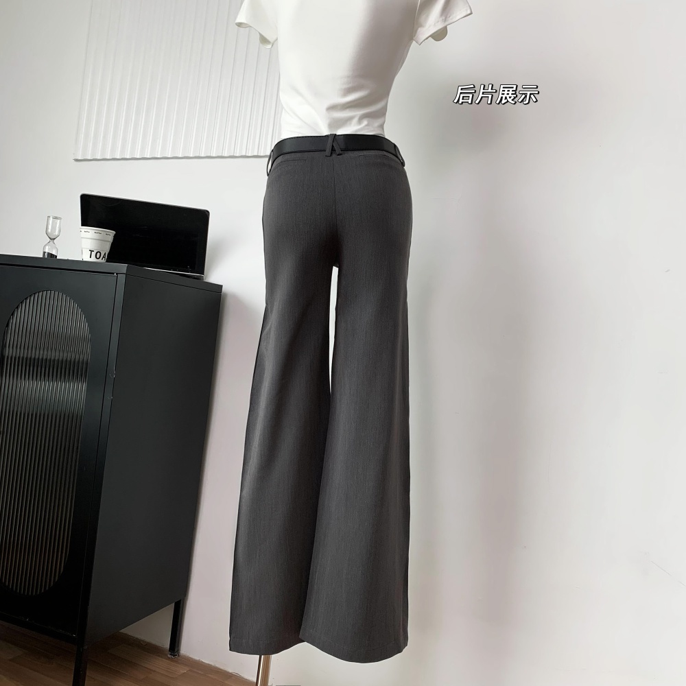 Slim micro speaker casual pants summer suit pants for women