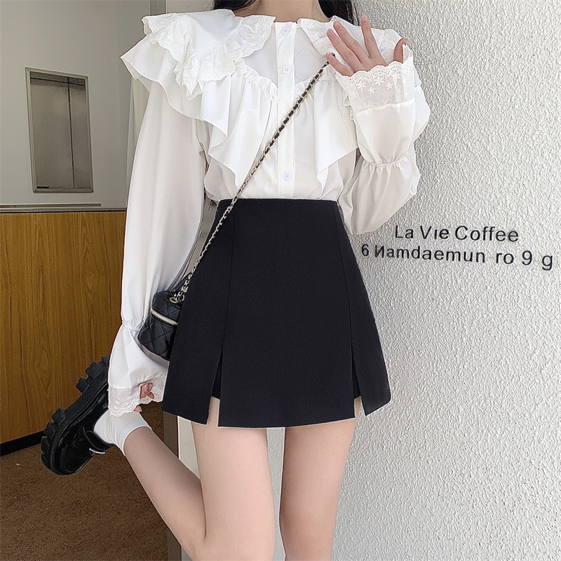 Anti emptied sexy skirt slim short skirt for women