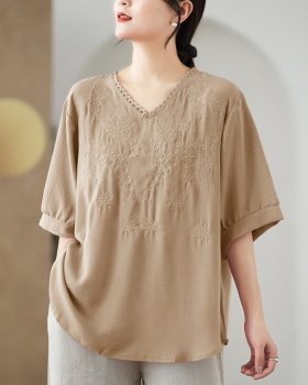 Short sleeve Korean style T-shirt pullover tops for women