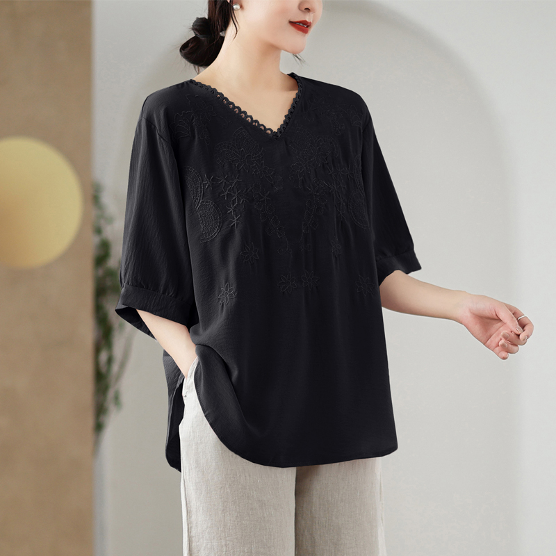 Short sleeve Korean style T-shirt pullover tops for women