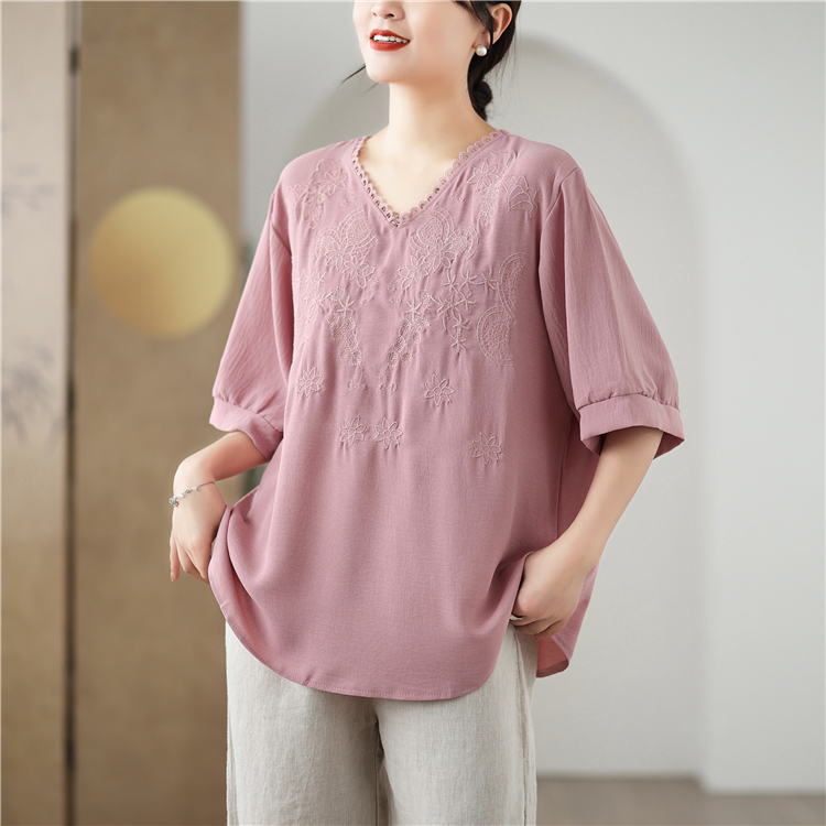 Short sleeve Korean style T-shirt pullover tops for women