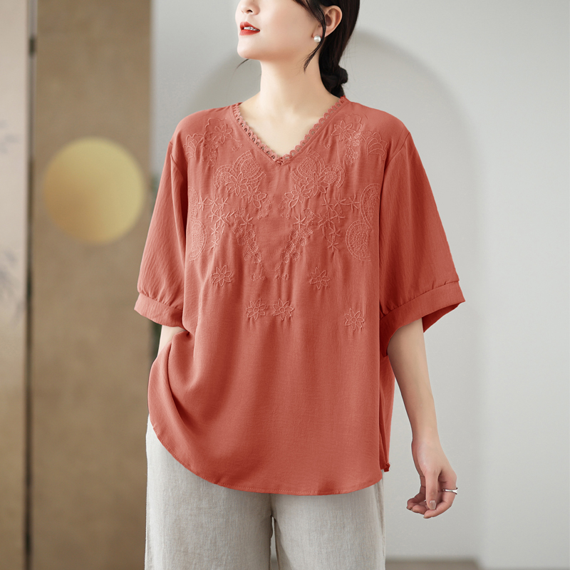 Short sleeve Korean style T-shirt pullover tops for women