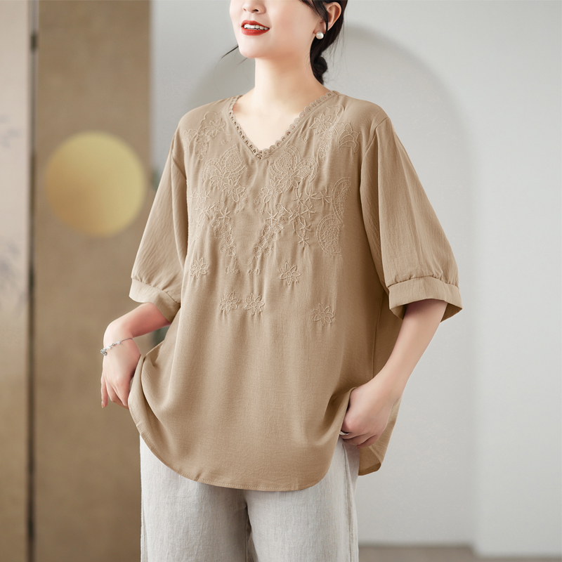 Short sleeve Korean style T-shirt pullover tops for women