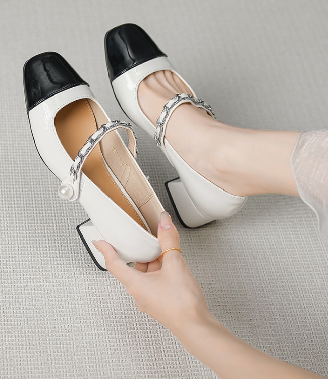 Middle-heel shoes high-heeled shoes for women