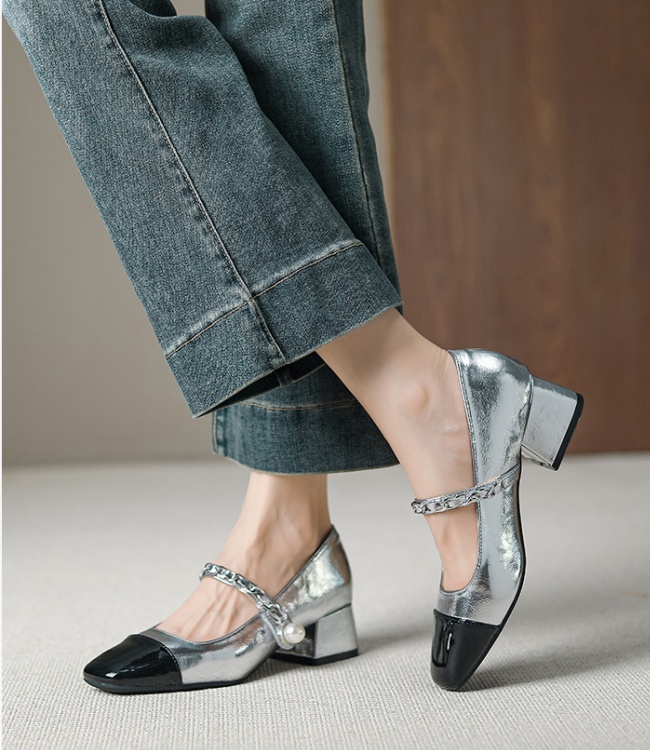 Middle-heel shoes high-heeled shoes for women