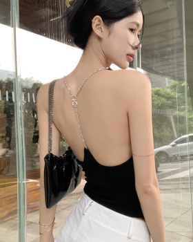 Slim enticement tops summer sleeveless vest