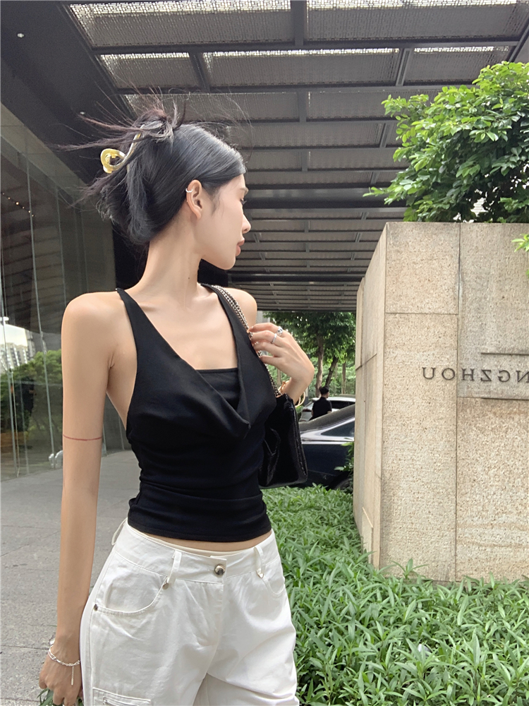 Slim enticement tops summer sleeveless vest