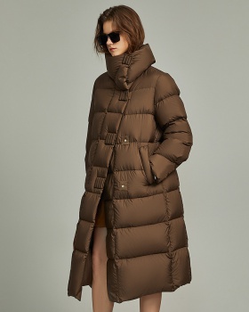 Soft cotton coat lapel coat for women