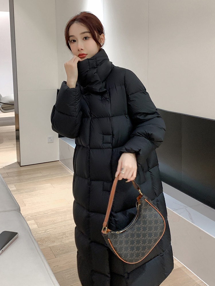 Soft cotton coat lapel coat for women