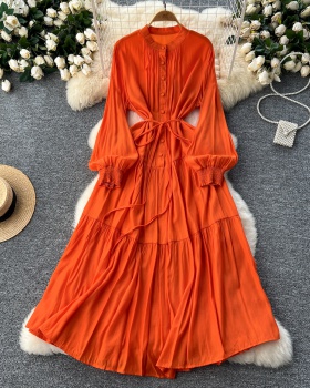 Temperament long dress dress for women