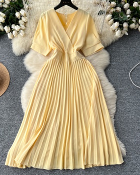 France style long dress A-line dress for women