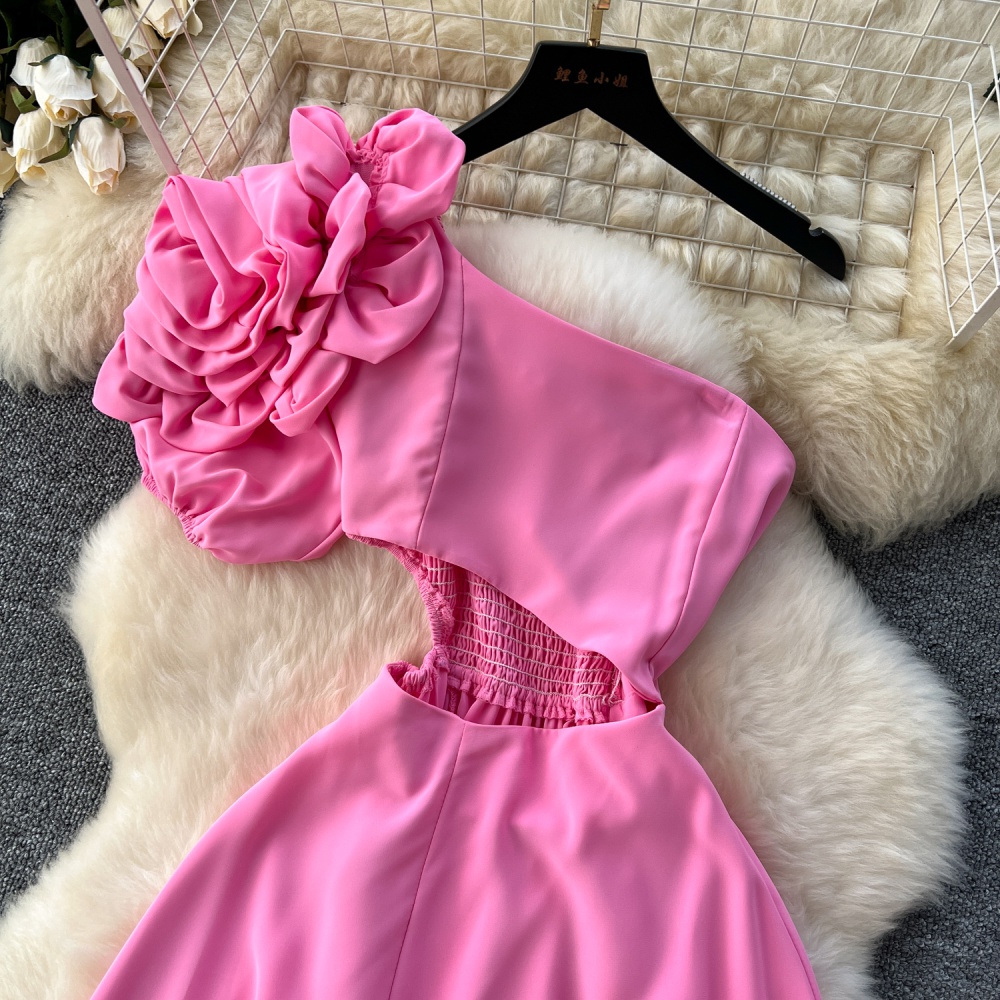 France style hollow formal dress flowers dress