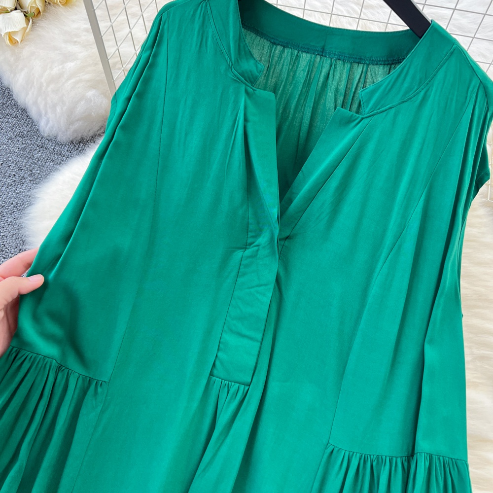 Summer big skirt long dress drape dress for women