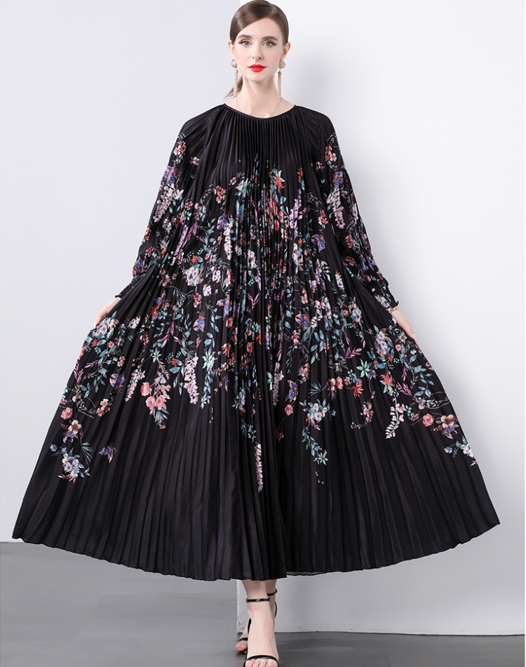 Organ big skirt Pleats Please pleated dress