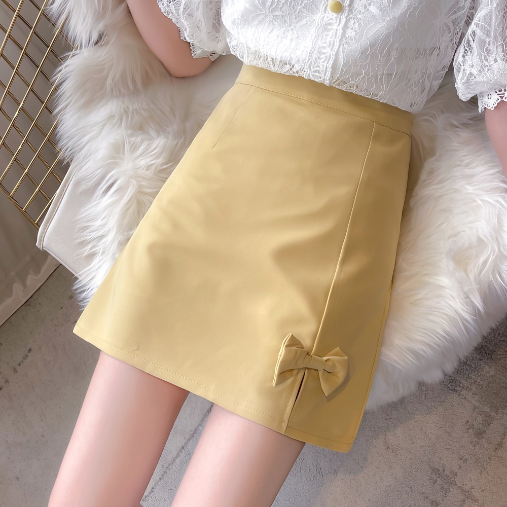 Autumn A-line small fellow sweet skirt