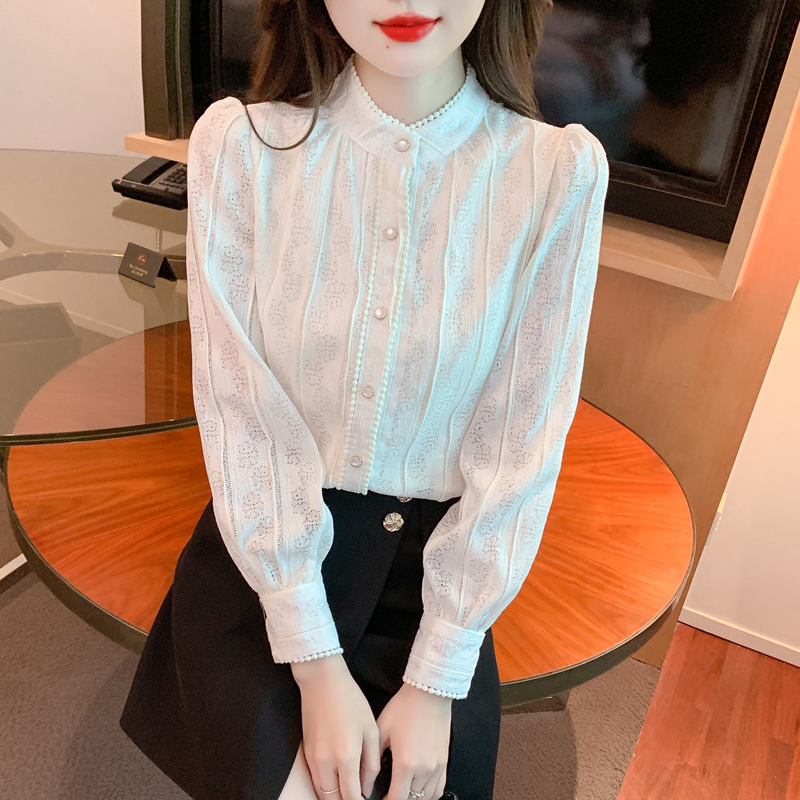 Temperament fashion small shirt slim profession shirt