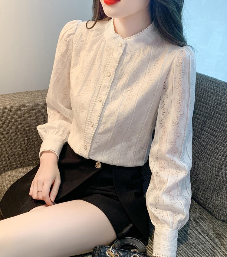 Temperament fashion small shirt slim profession shirt