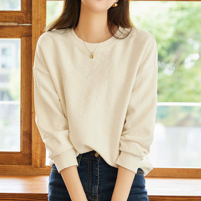 Casual lazy tops long sleeve hoodie for women