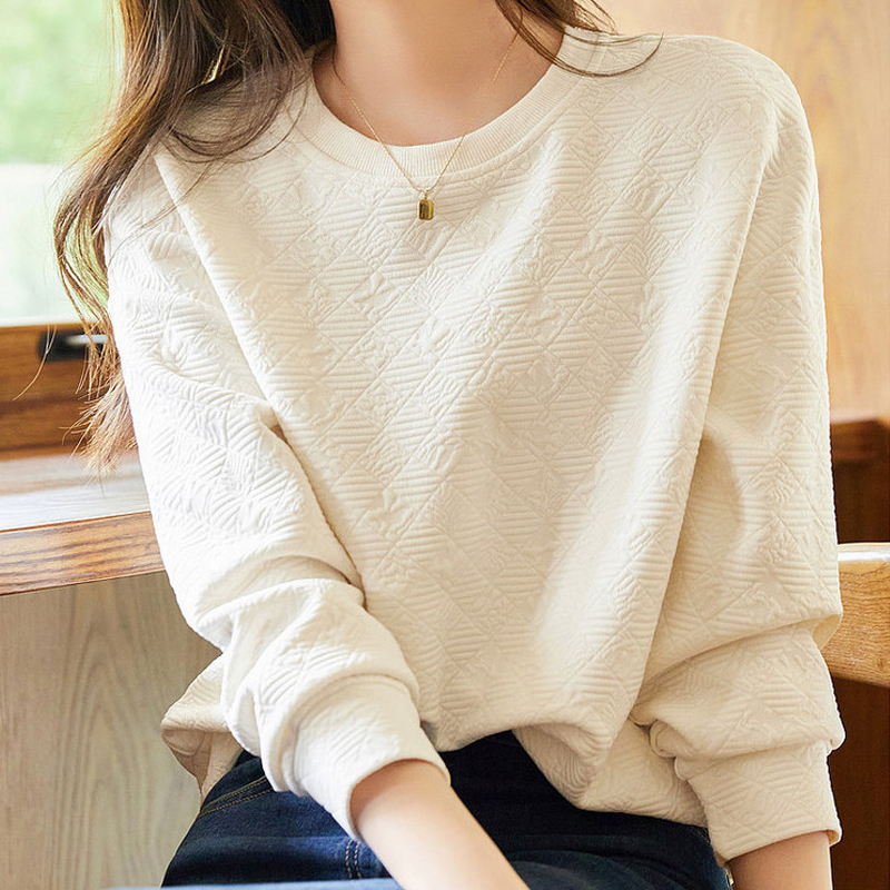 Casual lazy tops long sleeve hoodie for women