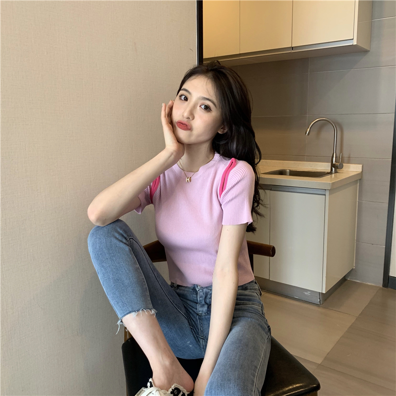 Summer tops Korean style T-shirt for women